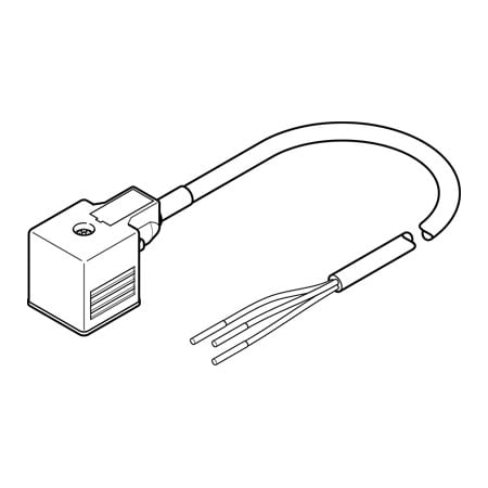 Festo Connecting Cable NEBV-A1W3F-P-K-0.6-N-LE3 NEBV-A1W3F-P-K-0.6-N-LE3